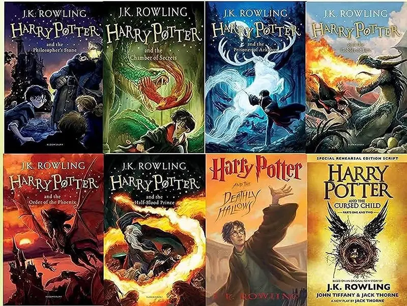 harry potter 1-8